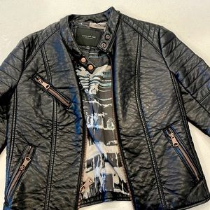 Marc New York, Andrew Marc, Faux Leather Jacket, Size S